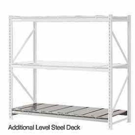 GLOBAL EQUIPMENT Additional Level, Steel Deck, 72"Wx24"D 504347A